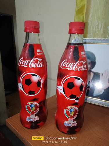 2 Coca Cola Copa Fútbol Korea Japón Selladas Fifa 