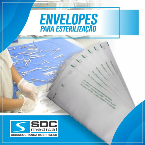 Envelope Auto-selante  Esterelização  Autoclave 20x37 C/ 200