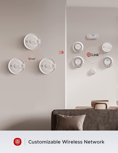Detector De Humo X-sense, Incendios Alarma Interconect...