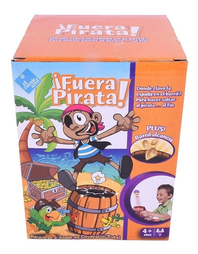 Juego De Mesa Fuera Pirata Del Barril Espada Ademas Alcancia