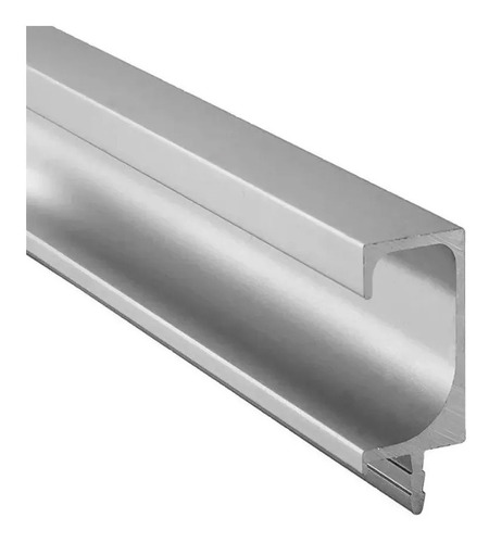 Perfil Tirador De Aluminio Tipo C Mate Marca Bari