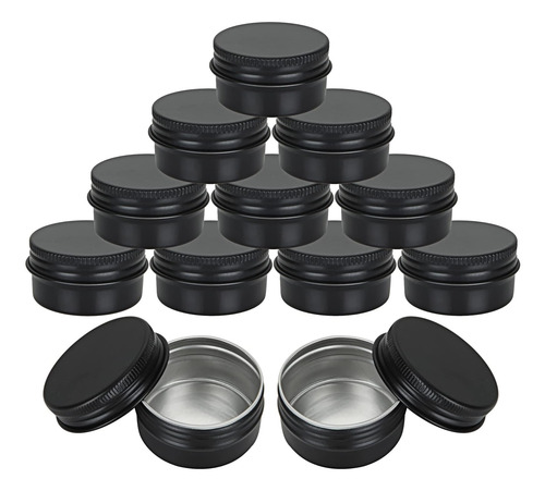 Acrux7 Paquete De 50 Latas De Aluminio Con Tapas De 1 Oz, Re