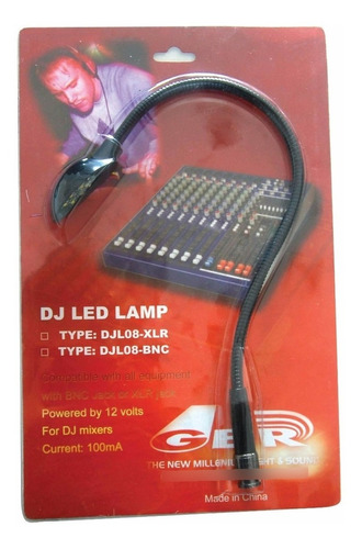 Pack 2 Luz Led P/consola Dj Ficha Bnc Consola Mixer