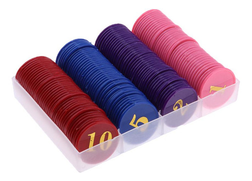 Paquete De 160 Fichas Game Wager Mahjong Money Para Juego, M