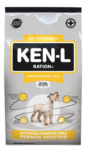 Imagen 1 de 1 de Alimento Ken-L Ration Premium Perros  todos los tamaños sabor mix en bolsa de 22 kg