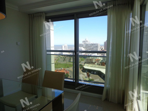 Imagen 7 de 14 de Apartamento En Brava, 2 Dormitorios, Alquiler Y Venta Torre Imperiale - Punta Del Este Brava