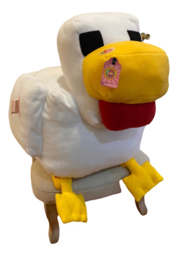 Peluche Gigante Pollo Minecraft De 80 Centímetros Nuevo