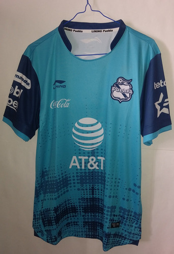 Jersey Puebla Portero Azul 2018-2019 Lining Talla M