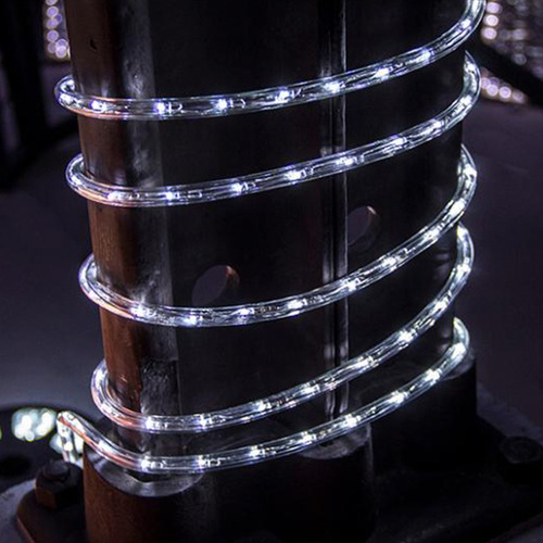 Serie Manguera Navideña Led Luz Blanca 10 Mts 3 Pzas Int/ex Color De Las Luces Blanco