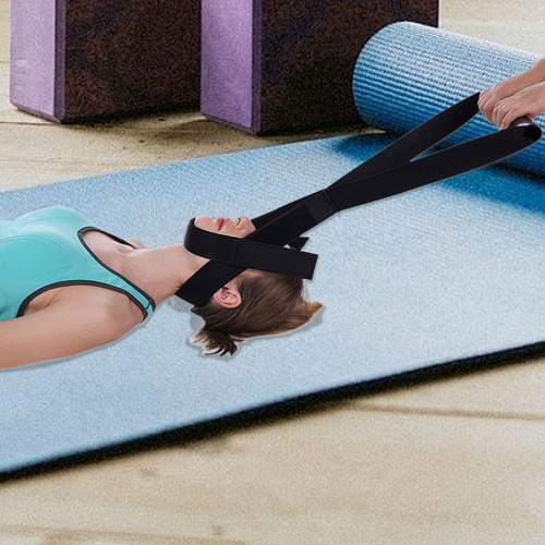 Dispositivo De Tração Cervical Para Pescoço, Preto