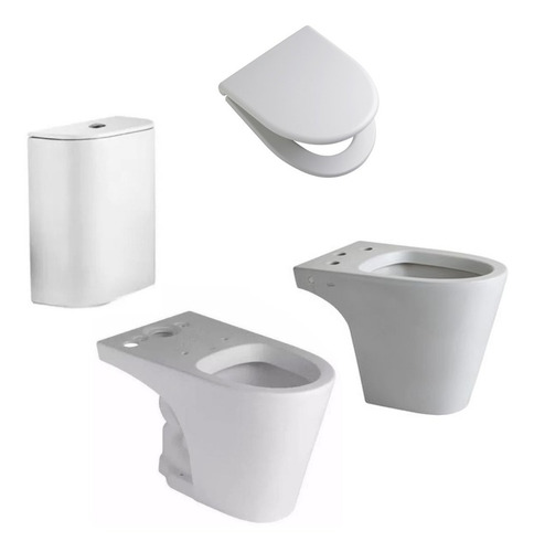 Combo Baño Ferrum Marina Inodoro Deposito Bidet Asiento