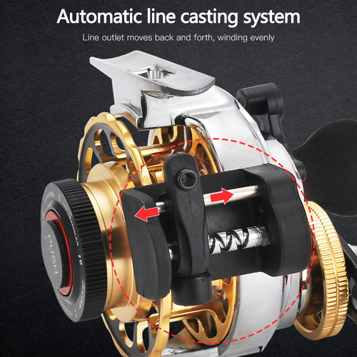 Carrete De Pesca Con Mosca Automático Con Extensión De Alamb