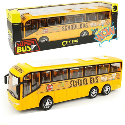 Detalles Finos De Inertia Bus Toys, Minimodelo De Coche De A