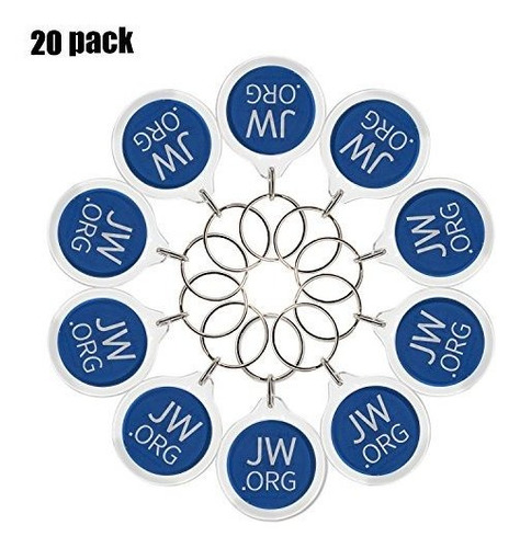 Llavero Doble Cara Sin Sangre Jw.org 20 Unid.