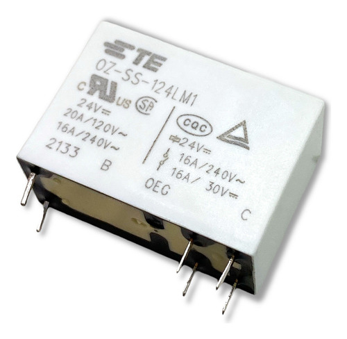 Rele Oz-ss-124lm1 24vdc Oeg_te Connectivit Ozss124lm1 16a 6p