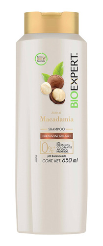 Shampoo Bioexpert Aceite De Macadamia Ph Balanceado 650 Ml