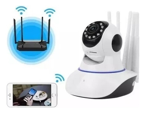 Cámara Seguridad Vigilancia Wifi Monitor Bebe Mascota Audio