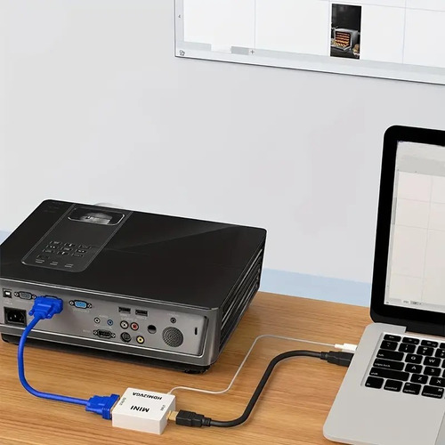 Convertidor Hdmi A Vga Con Audio