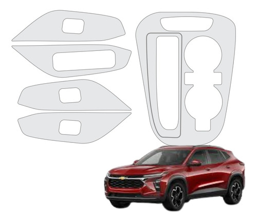 Protección Panel Central Y Puertas Para Chevrolet Trax 2024