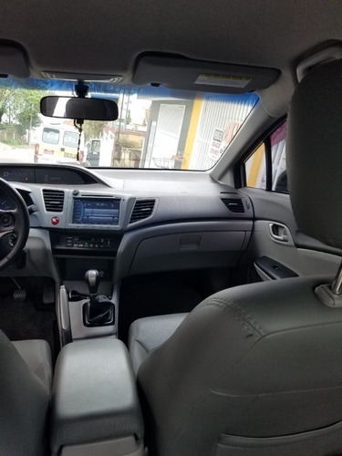 Civic Sedan Lxs 1.8 Flex Manual 2013 Cinza Un Dono Completo