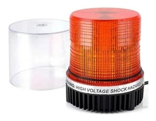 Baliza Luz Led Emergencia  12/24v Auto Color Ámbar Imantada