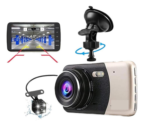 1080 Coche Dvr Camera Tablero Vista Trasera Video