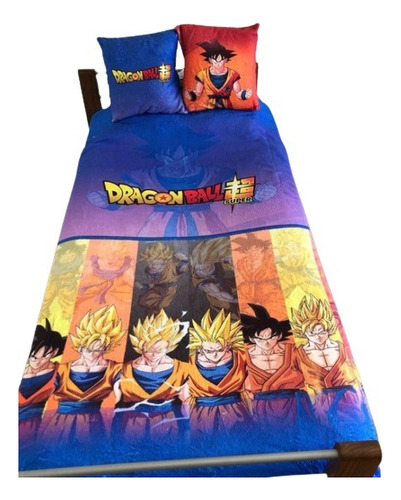 Dragon Ball Z Naranja - Manta Polar Soft ( Sin Fundas )