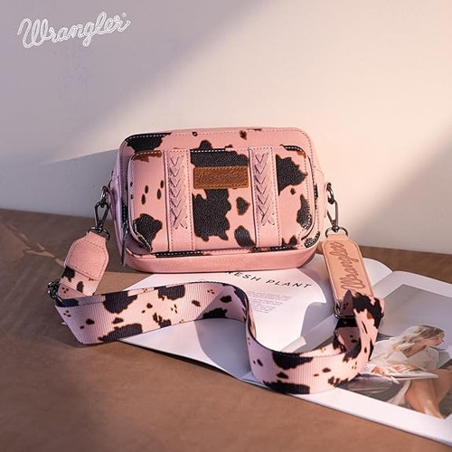 Cartera Deportiva Wrangler Cowgirl A Importada Original Rosa