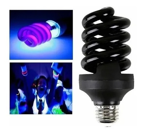 Ampolleta Uv Fiesta Flúor 40w  E27 Luz Negra Ultravioleta