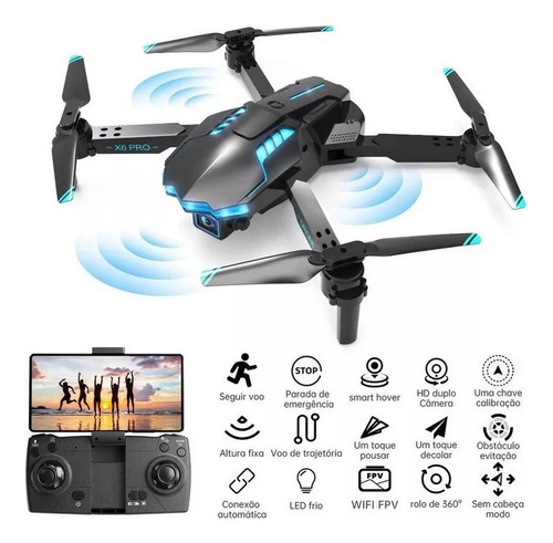 A B Drones Profesionales Con Cámara 4k Con Desviación De