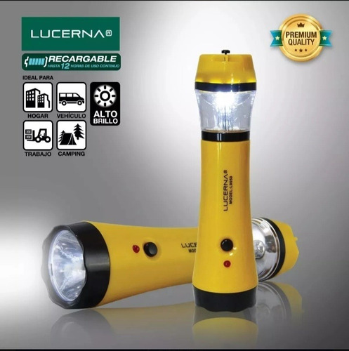 Linterna Y Lámpara De Led Recargable Lucerna