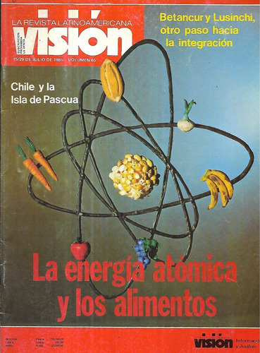 Revista Visión 15/29 Julio 1985 / E. Atómica Alimentos