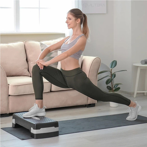 Banco Escalon De Ejercicio Step Rutinas Aerobics Ajustable