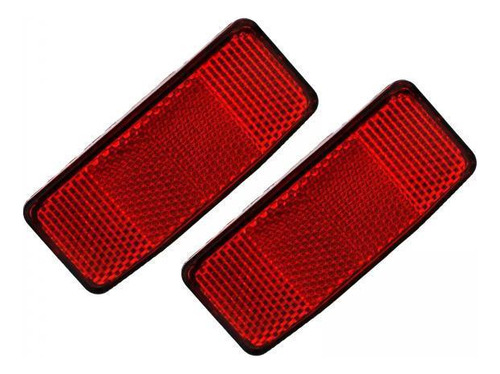 2 X 2 Reflectores Para Bicicleta, Conducción Nocturna,