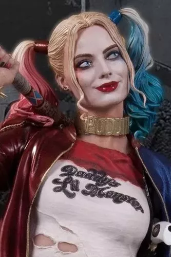 Harley Quinn Crazy Toys Arlequina Figures Roupas Reais 30cm em