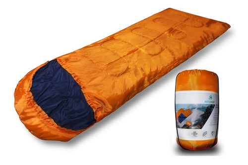 Saco De Dormir Cobertor 7ºc A 20ºc Camping C/ Capuz Bolsa