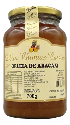 Chimia de Abacaxi Susin - Geleia Artesanal - Produtos coloniais