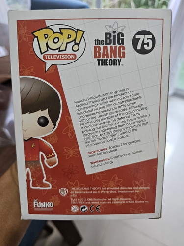 Funko Howard Wolowitz Sdcc 2013 Big Bang Theory 1008 Piezas (Usado)