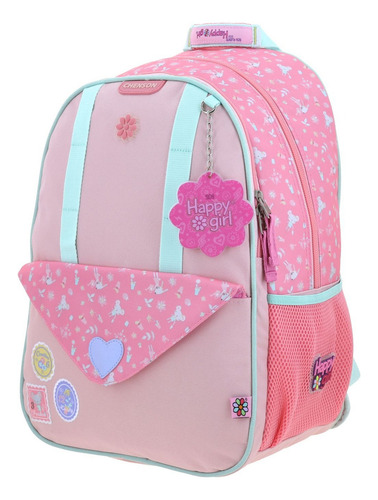 Mochila Happy Girl Uli Primaria Backpack Hg70693-p Color Rosa Chenson