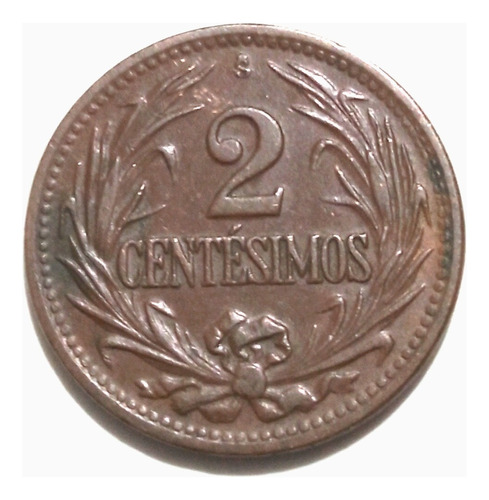 Moneda Uruguay 2 Centesimos 1947