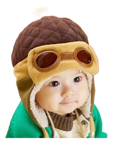 Gorro Con Orejas De Piloto Infantil