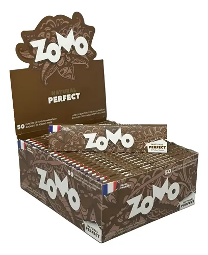Caixa De Seda Zomo Brown Natural Perfect King Size C/50 | MercadoLivre