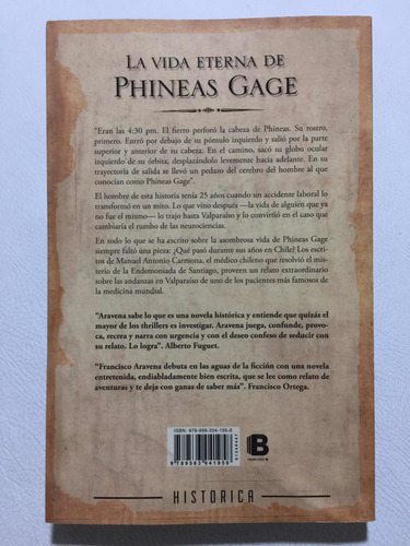 La Vida Eterna De Phineas Gage. Francisco Aravena. Nuevo