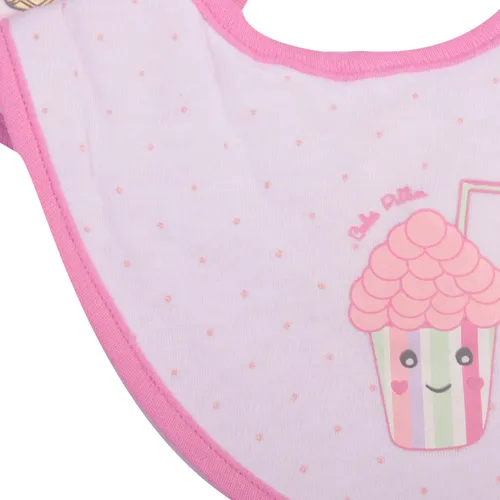 Set 2 Pzas Babero Niña Multicolor Pillin (pvw225sur)