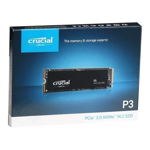 Disco Crucial De Estado Solido P3 1000gb Nvme Pciex M.2 Ssd