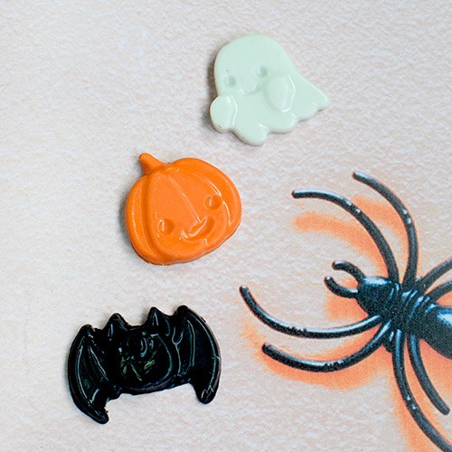 Set De 2 Moldes Placas Cofre Y Acces. Halloween Parpen Prya
