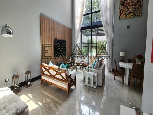 Imagem 16 de 30 de Condomínio Alphaville Granja Vianna, Moderna E Linda Com 4 Suítes 1 Master E Outra No Térreo, Gourmet, Piscina C/hidro 8 Pessoas! Impecável. - Ca00573 - 69232198