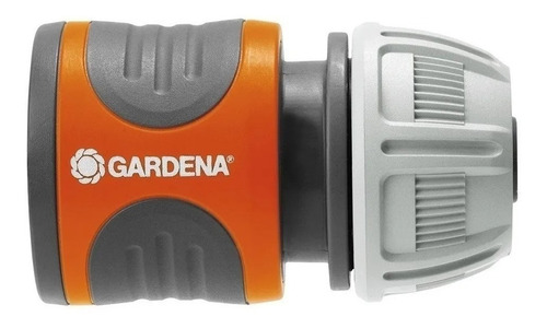 Conector Gardena Rápido 1/2 Jardín Manguera Color Gris Y Naranja