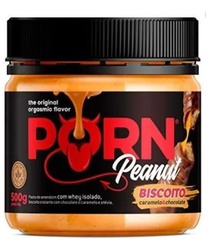 Porn Peanut Bombom Chocolate Branco Porn Fit - 500g