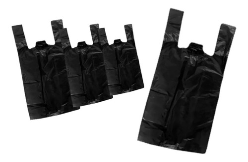 Bolsas Plásticas Tipo Camiseta 40x50 100 Unidades / Colores